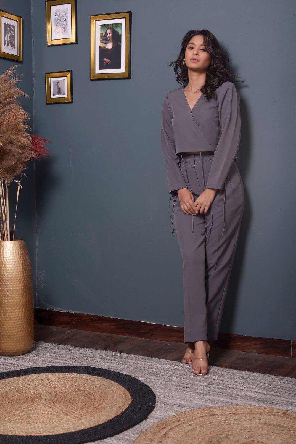 Charcoal Lined Set