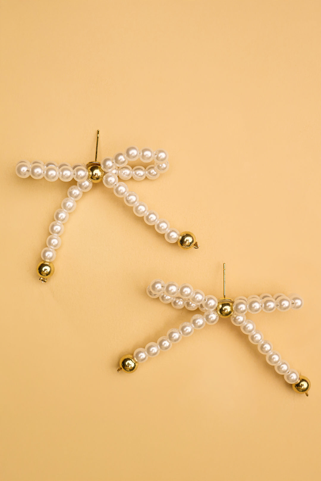 Pearl Bow Earrings