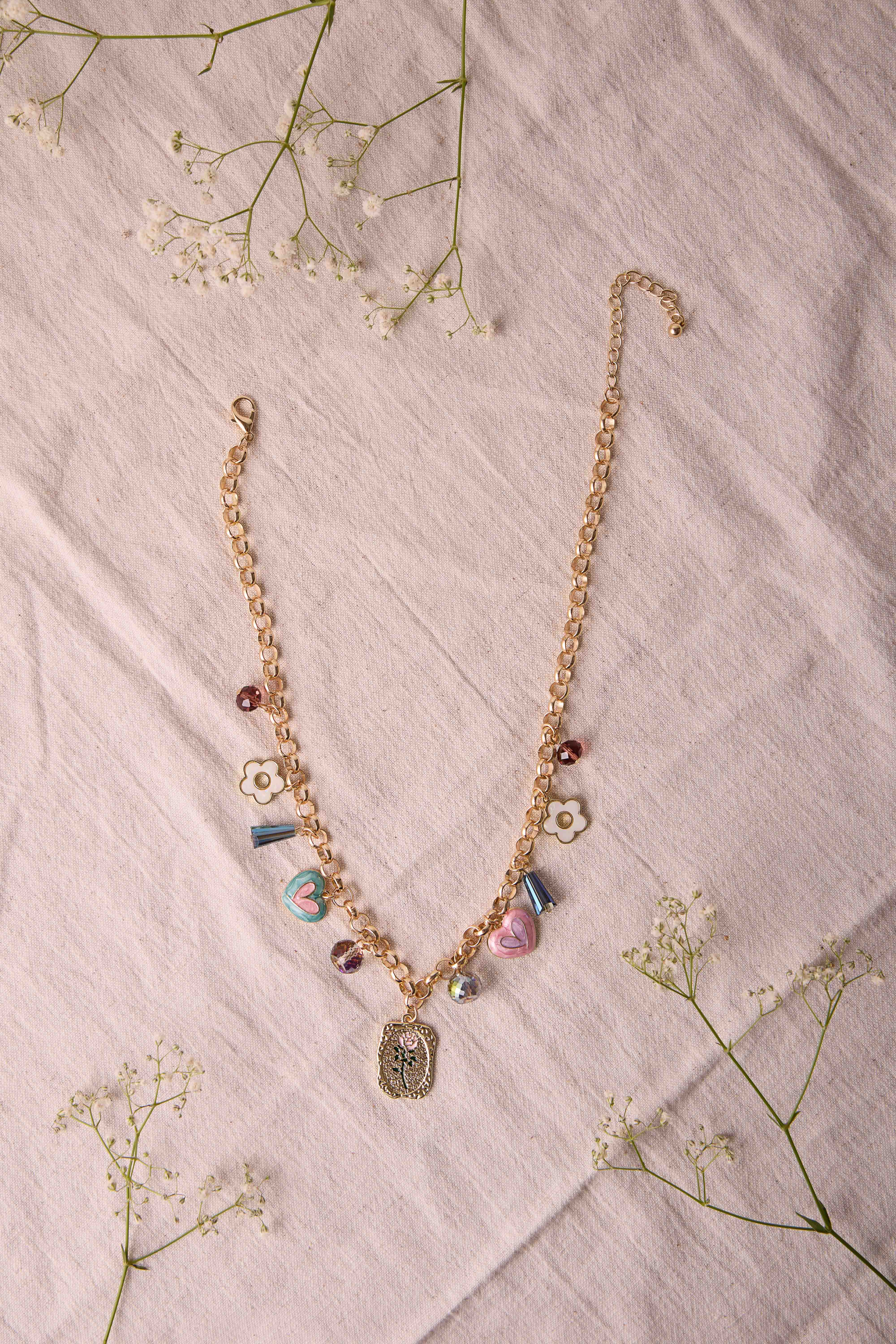 Daisy Charm Necklace